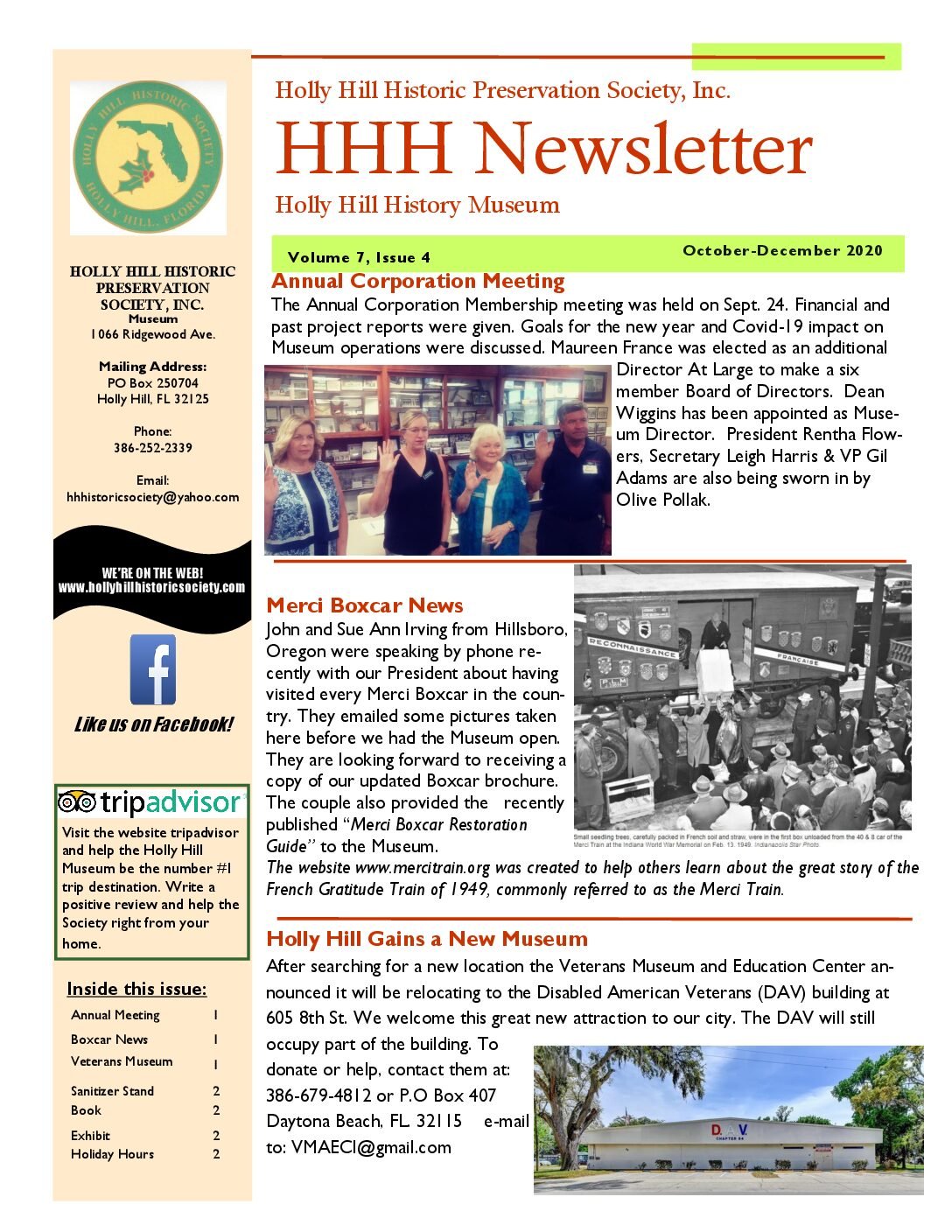 October December 2020