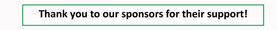 Thank you to our sponsors!